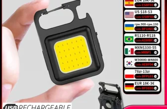 Oferta de Llavero Camping COB Luz Emergencia Recargable a 2.35€