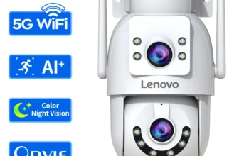 Oferta de Lenovo 4K Cámara WiFi Cámara CCTV Exterior a 36.97€