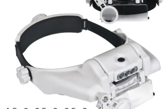 Oferta de Lupa de Gafas LED Recargable por USB a 21.59€
