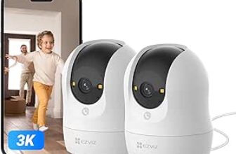 Oferta de EZVIZ C6N G1 3K(2-Pack) Cámara Vigilancia WiFi Interior 360° con Visión Nocturna a 69.99€