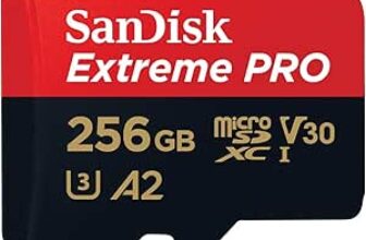 Oferta de SanDisk Extreme PRO Tarjeta Micro SDXC 256 GB Adaptador SD para Cámaras, drones y móviles a 73.99€
