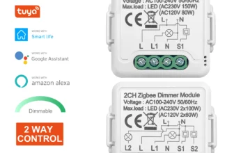 Oferta de Relé inteligente GIRIER Zigbee 3.0 – 1 y 2 relés a 13.89€