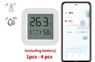 Oferta de Mini Termohigrómetro Smart Life Bluetooth con pantalla a 7.59€
