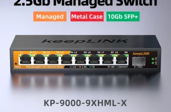Oferta de Switch 2.5 Gb 8 Puertos Gestionado y  puerto 10G SFP+ a 46.77€