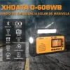 Oferta de Radio de emergencias XHDATA D-608WB Bluetooth Solar a 44.19€