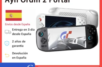 Oferta de Consola portátil Ayn Odin 2, pantalla 7 pulgadas 120Hz, 8000mAh, Retro Snapdragon 8 Gen 2, 128G a 265.43€