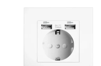 Oferta de Enchufe de pared con doble USB de carga a 5.69€