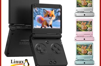 Oferta de Consola de juegos portátil retro Anbernic RG SP Flip Pantalla IPS de 3.4” con ángulo de visión completo a 74.25€