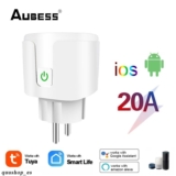 Oferta de Enchufe inteligente 20A AUBESS Smart Life a 5.25€