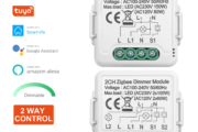 Oferta de Relé inteligente GIRIER Zigbee 3.0 – 1 y 2 relés a 13.89€