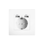 Oferta de Enchufe de pared con doble USB de carga a 5.69€