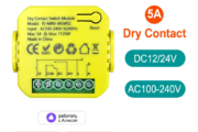 Oferta de Relé WiFi 5A Tuya Control remoto AC/DC 100-240V a 7.69€