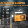 Oferta de Radio de emergencias XHDATA D-608WB Bluetooth Solar a 44.19€