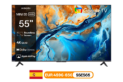 Oferta de XIAOMI S MINI 55 144Hz QD-Mini LED Dolby Vision ® QI, Dolby Atmos ® a 427.44€