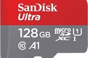 Oferta de SanDisk 128GB Ultra, Tarjeta de memoria microSDXC Hasta 140 MB/s + adaptador SD, Clase A1 a 20.69€