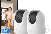 Oferta de EZVIZ C6N G1 3K(2-Pack) Cámara Vigilancia WiFi Interior 360° con Visión Nocturna a 69.99€