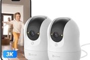 Oferta de EZVIZ C6N G1 3K(2-Pack) Cámara Vigilancia WiFi Interior 360° con Visión Nocturna a 69.99€