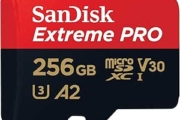 Oferta de SanDisk Extreme PRO Tarjeta Micro SDXC 256 GB Adaptador SD para Cámaras, drones y móviles a 73.99€