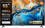 Oferta de XIAOMI TV S Mini 55, Diseño sin Bordes, Google TV QD-Mini LED, 1200 nits, 4K, Gaming, Dolby Vision a 434.99€